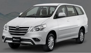 Reliable Innova taxi for comfortable long trips and outstation drops