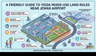 yeida mixed use land regulations near jewar airport