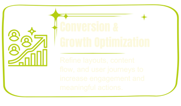 Conversion and growth optimization service for websites