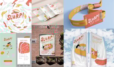 Branding Slurp Liège festival - Soleado studio