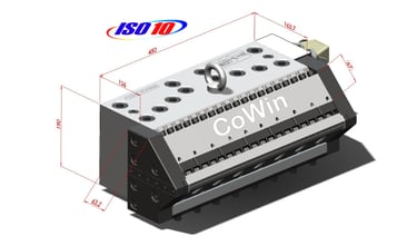 Isolação térmica removível para sistemas de aquecimento, reatores, válvulas, injetoras , extrusoras