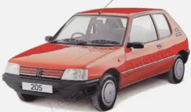 Brochure Peugeot 205 Trio