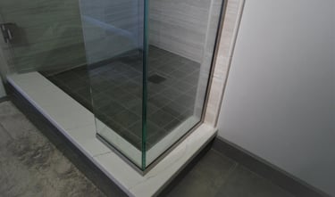 Arlington Heights bathroom shower upgrade with new tile and fixtures