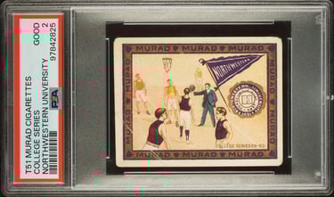 1910-11 Murad Northwestern University Basketball Series 1