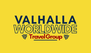 Valhalla Worldwide Travel Group logo on Valhalla Travel website