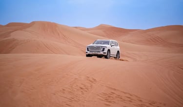 Affordable standard Dubai desert safari including 4x4 dune bashing and shared pickup