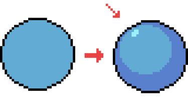 pixelart shading