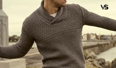 shawl collar sweater