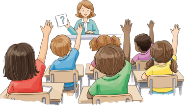 Teachers engaging in LevelUp Online Education’s experiential classroom training for development.