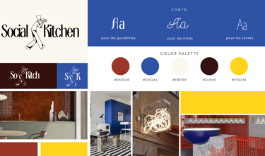 STUDIO GLAS - agencement & branding - projet Social Kitchen