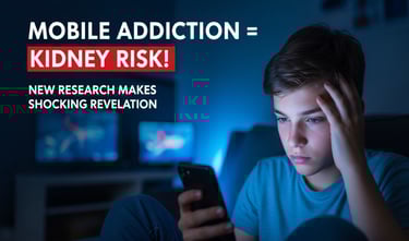 नई मेडिकल रिसर्च बताती है कि अधिक स्क्रीन टाइम से किडनी को शुरुआती नुकसान हो सकता है