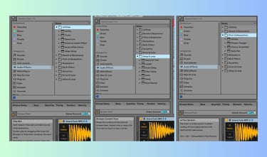 a photo of the presets and costumization