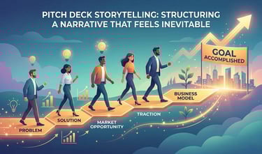 Pitch Deck Storytelling: Structuring a Narrative That Feels Inevitable