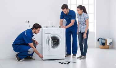 اسباب اهتزاز الغسالة الأوتوماتيك بقوة أثناء العصر وكيفية تثبيتها