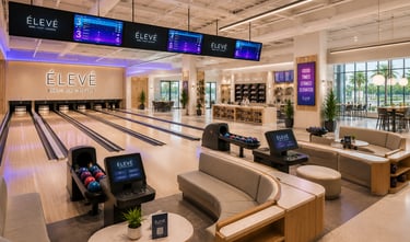 ELEVE Bowling Alley Mockup