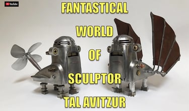 YouTube link to video about sculptor Tal Avizur. 