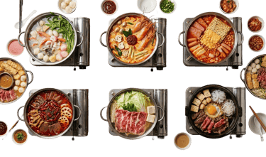 Different Hotpots from all over the world