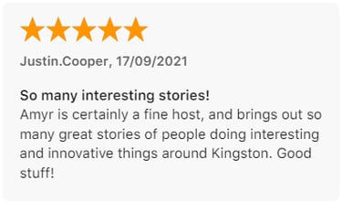 Inside Kingston™ Podcast Kingston upon Thames Feedback iTunes Spotify YouTube Amyr Rocha Lima