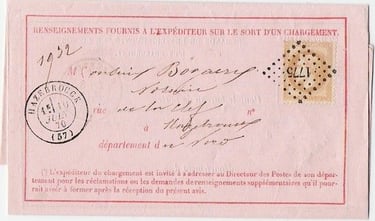 Losange Petits Chiffres des Gros Chiffres 1775 et type 17.