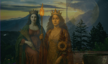 The Empress and The Queen of Wands as archetypes of power and sovereignty