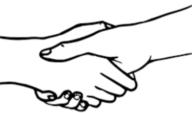 Two Hands Shaking