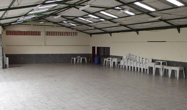 Salão coberto