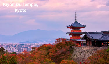 Kiyomizu temple in Kyoto