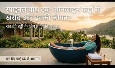 स्पाइनल बाथ टब ऑनलाइन कहाँ से खरीदें और इसकी कीमत?