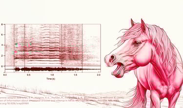 emotion cheval mesure étude vocalise