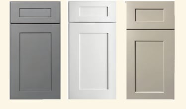 Slim Shaker - Painted Cabinet Shaker Doors