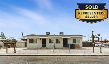 a sold sign for a sold house in a desert