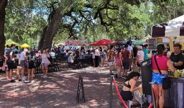 Orlando Farmers Market Flower Girl