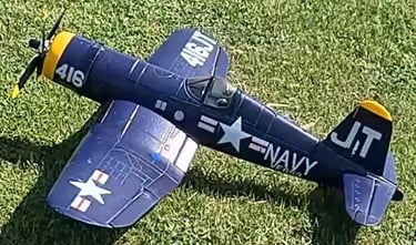 Dave M Corsair Maiden CRASH
