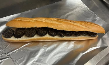bocadillo de morcilla de burgos
