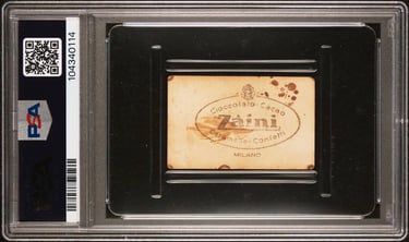 Vintage Zaini Figurinas Italian GUF Milano