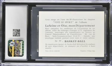 Vintage French early basketball chromos cartes cards