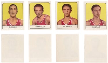 1967-68 Figurina Nannina Pallacanestro Basketball Cards