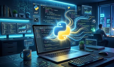 Complete Python programming guide for beginners.