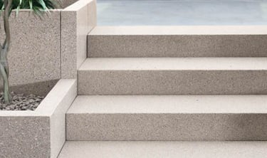 Poliruoto betono laiptai