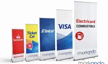 Roll up publicitario para exposiciones