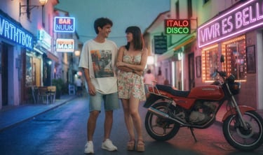 Canción  VIVIR ES BELLO  - Italo disco 80s, dance 80s