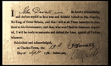 British Loyalty Oath