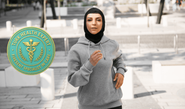 صورة لامرأة خليجية بجسم نحيف تمارس الرياضة بعد عملية تكميم المعدة في تركيا