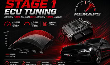 Chip Tuning Stage 1 și Optimizare ECU în Chișinău, Moldova