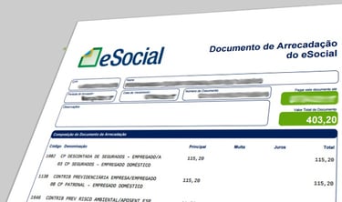 Guia de pagamento DAE