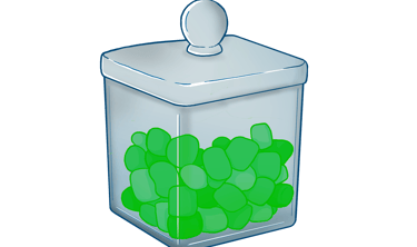 Eden the game of life Celestial extension Green jar