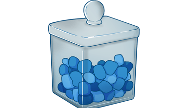 Eden the game of life Celestial extension Blue jar