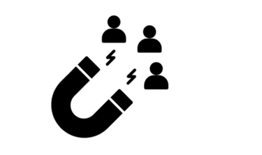 an icon representing lead generation