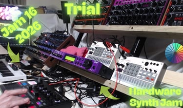 January 2026 Synthesizer jams.