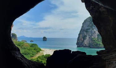 thailand krabi railay bat cave